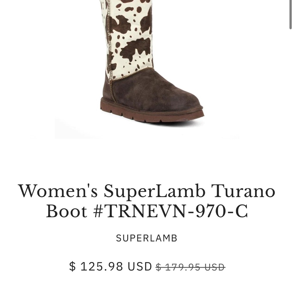 Superdown Brown and Cream Winter Boots